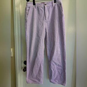 Paterson Wide Leg Lavender Corduroy Skate Pants (Size 30)